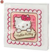 Set of 20 napkins in 2 folds Hello Kitty