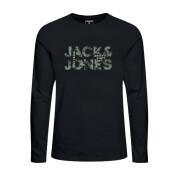Long-sleeved T-shirt round neck child Jack & Jones Tech Logo
