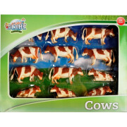 Figurine - Montbeliarde cows Kidsglobe (x12)