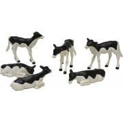 Calf figurine Kidsglobe (x6)