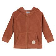 Hooded zipped jacket for babies Lässig Terry