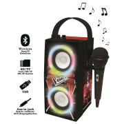 Trendy bluetooth® portable speaker + microphone and lighting effects Lexibook The Voice