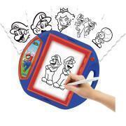 Super Mario educational projector tablet + templates and stamps Lexibook