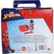 Sandwich and water bottle box with spiderman cover Marvel