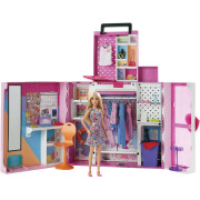 Barbie doll and her mega dressing room Mattel France