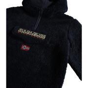 Half-zip hooded fleece for children Napapijri T-Burgee