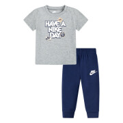 Baby boy t-shirt and jogging suit set Nike SOA Fleece