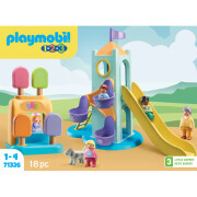 Construction games area + giant toboggans Playmobil 123