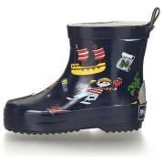 Baby boy rubber rain boots Playshoes Low Pirate Island