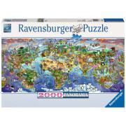 2000 pieces puzzle wonders of the world Ravensburger