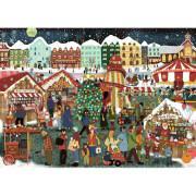 1000-piece Christmas market puzzle Ravensburger