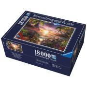 18,000-piece sunset paradise puzzle Ravensburger