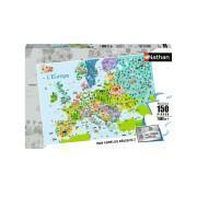 Puzzle 150 pieces map of Europe Ravensburger