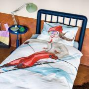 Comforter cover and pillowcase for children Snurk Ski