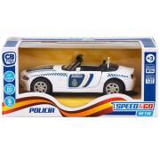 Collector's car metal scale 1:32 3 models Speed & Go Policía Nacional