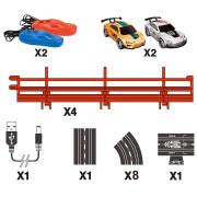 Set of 2 cars with circuit Speed & Go