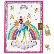 Diary with rainbow animal accessories Totum