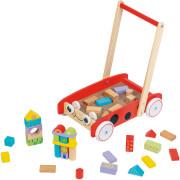Early-learning games cart 40 wooden blocks WDK Partner