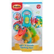 Activity lamp with key chain, sounds and melody Winfun